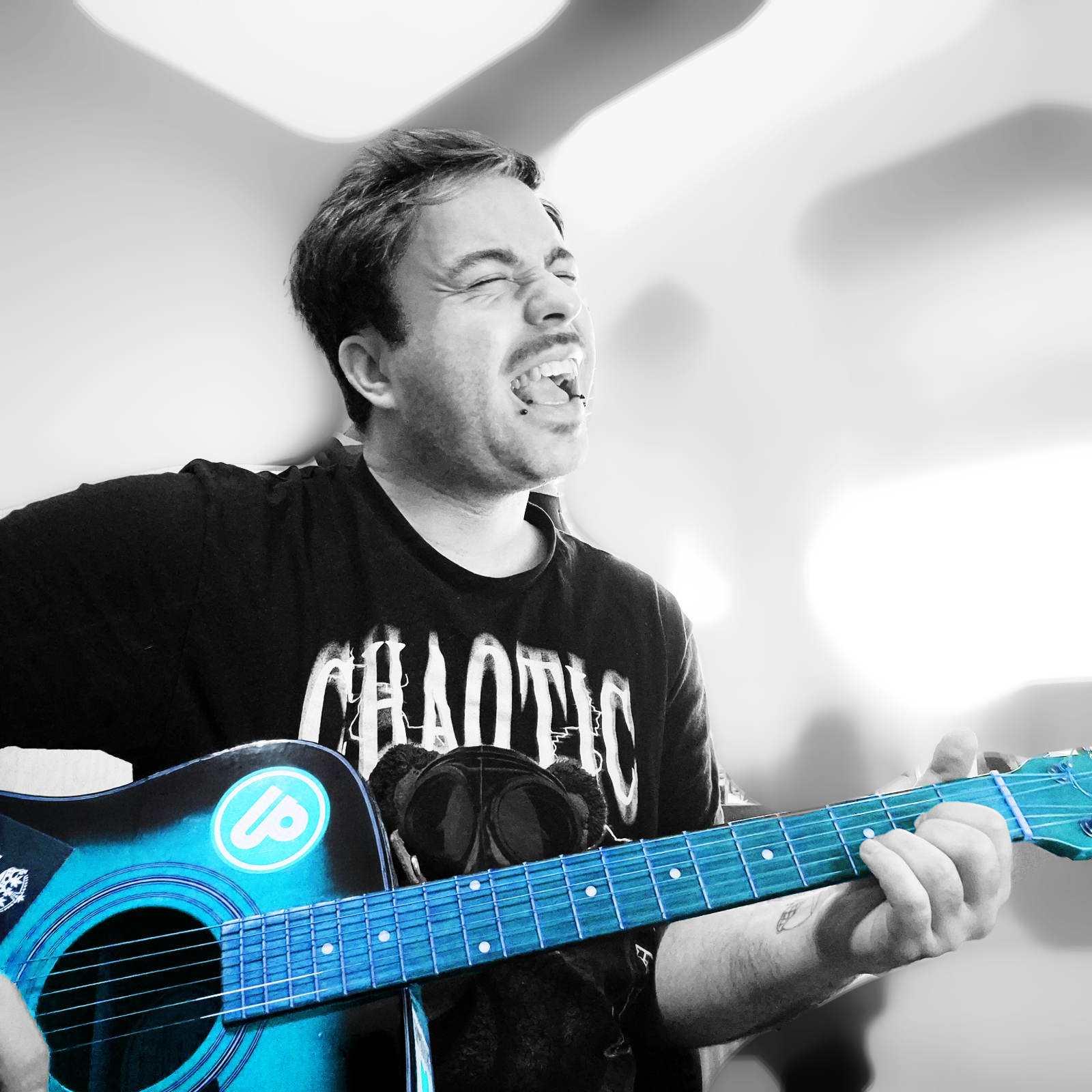 Chris Loch mit Gitarre